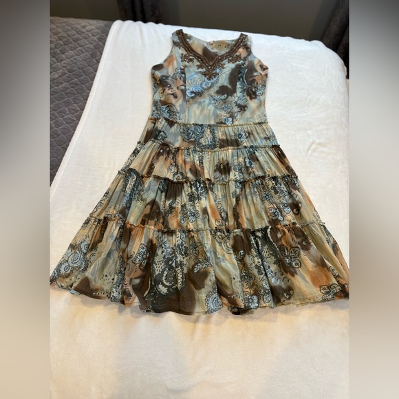 REBA Western Midi Dress. Size 8. - Picture 3 of 11